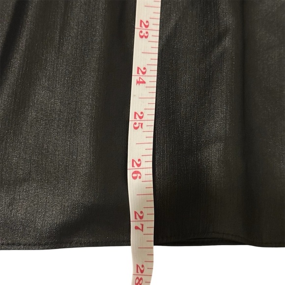 NWT Gianni Bini Star Struck Liquid Black Mini Dress Babydoll Size 4 Long Sleeves - Picture 6 of 11